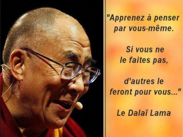 apprenez à penser par vous même .......................