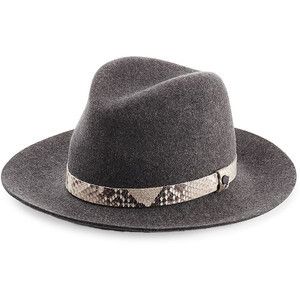 chapeau gris