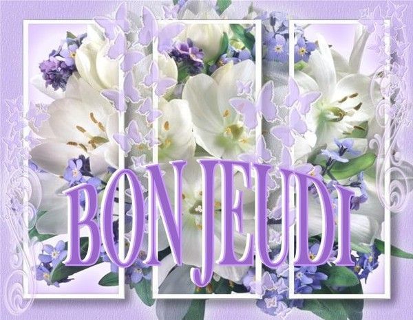 bon jeudi fleuri