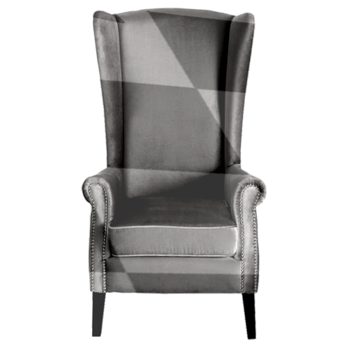 fauteuil gris