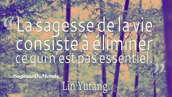 la sagesse de la vie ...................