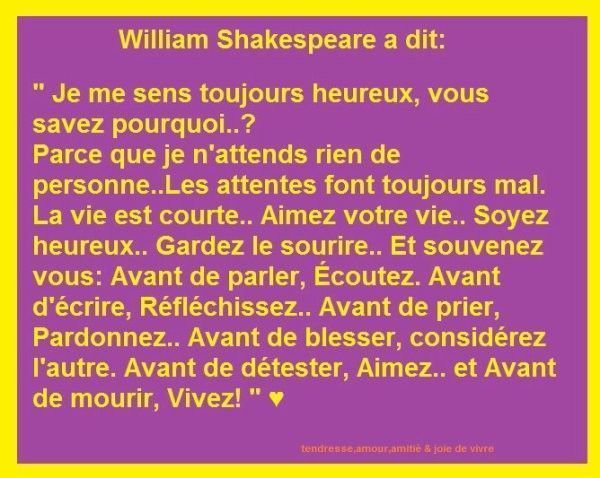 citation de william shakespeaere