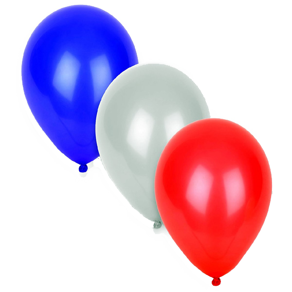 ballons bleu,blanc,rouge