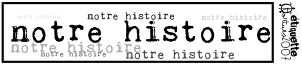 wordart notre histoire