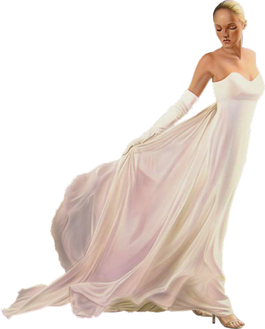 femme robe longue blanche