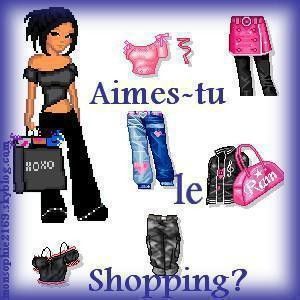 aimes tu le shopping ?
