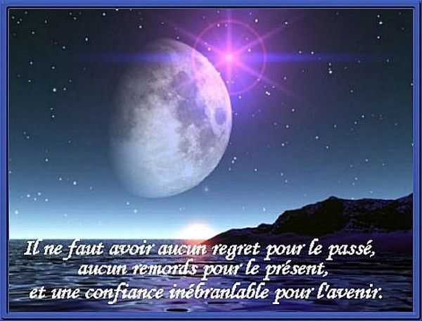 il ne faut avoir aucuns regrets