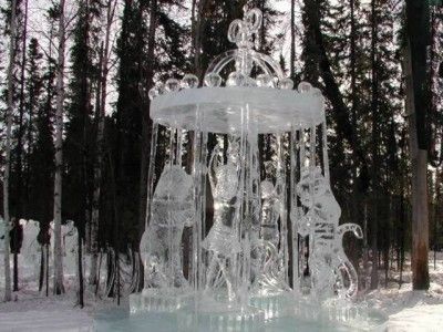 sculpture glace