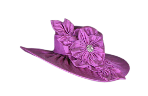 chapeau violet