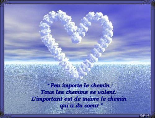 le chemin qui a du coeur